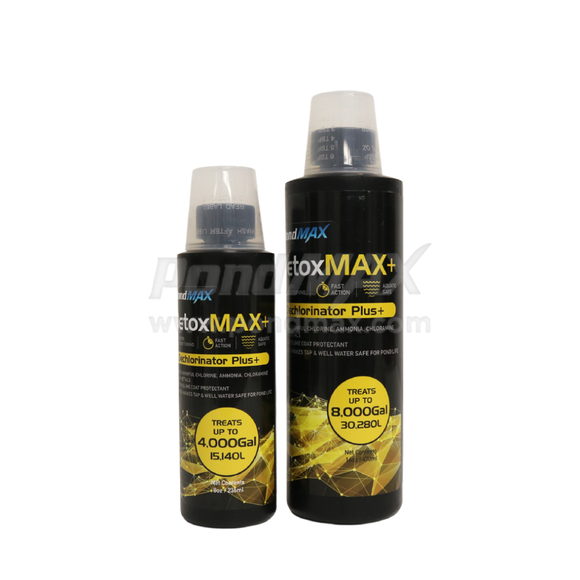 PondMax DetoxMAX+ Dechlorinator Plus+ (8 oz)