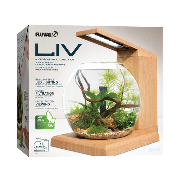 Fluval Liv Aquarium Kit Teak