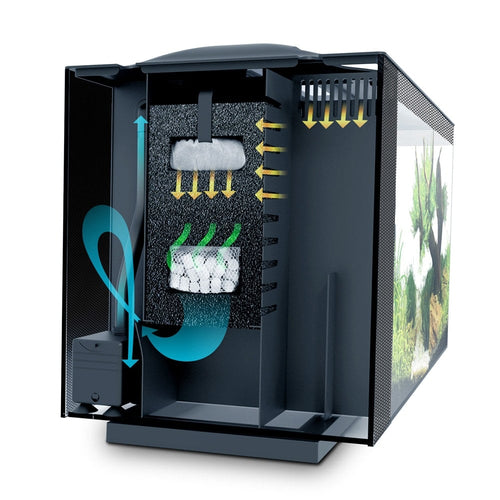 Fluval Spec Aquarium Kit, 16 US Gal / 60 L, Black