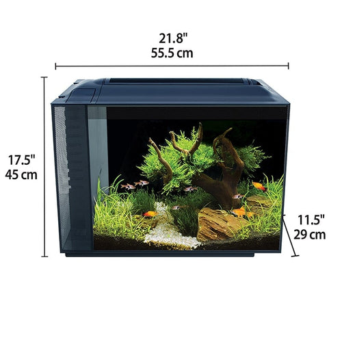 Fluval Spec Aquarium Kit, 16 US Gal / 60 L, Black