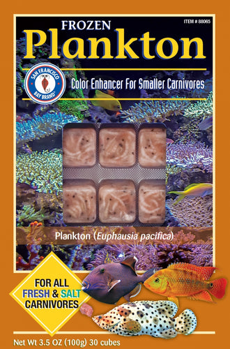 San Francisco Bay Brand Plankton Frozen Single Ingredient Fish Food