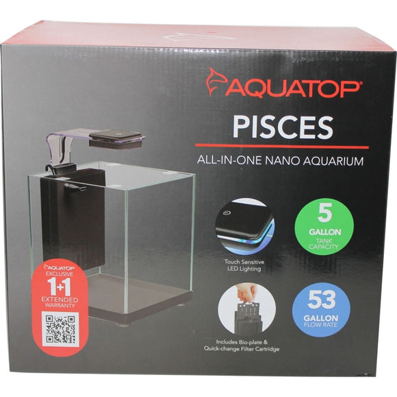 Aquatop Pisces Nano Cube Glass Aquarium